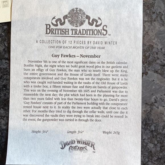 David Winters Cottages Guy Fawkes November - Picture 8 of 10